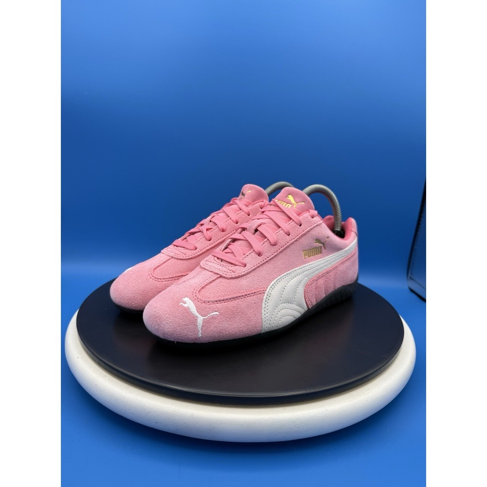 Puma Speedcat OG Youth Size 7 Womens 8.5 Pink Retro Shoes Sneakers 401698-05
